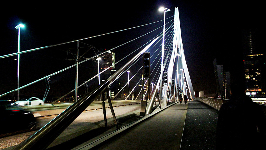 The Erasmus Bridge Rotterdam