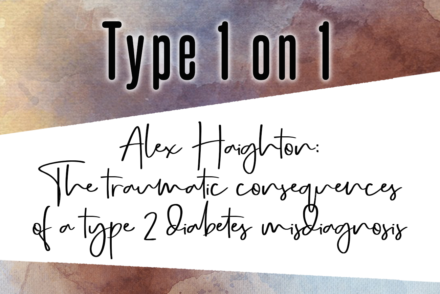 Type 1 on 1 diabetes podcast Alex Haighton
